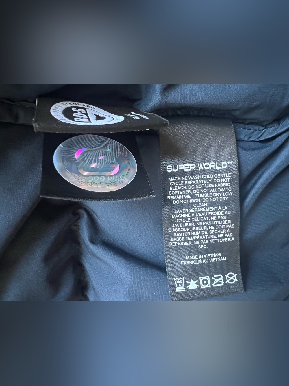 The Super Puff™ The Super Puff™ Long - cliMATTE™ Sz XXS Admiral Navy - Picture 12 of 15